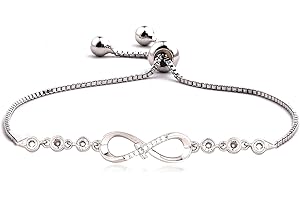 Infinity Endless Love Link Bracelet for Women Girls