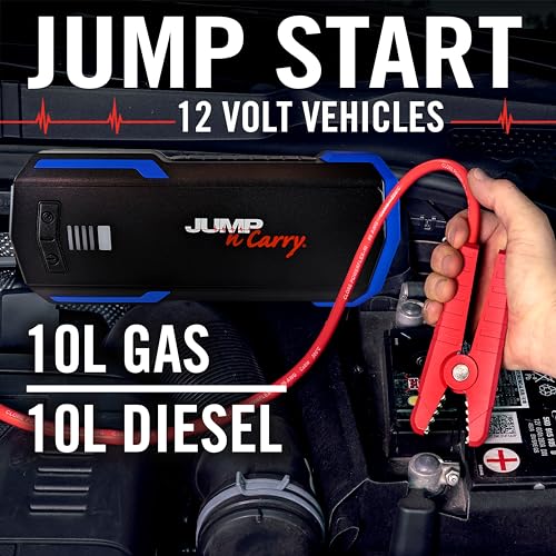 Clore Automotive JNC345 Jump-N-Carry 3000A 12 Volt Lithium Jump Starter for up to 10.0-Liter Gasoline and 10.0-Liter Die - Additional View
