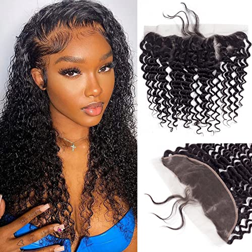 9A Unprocessed Human Hair Frontal Natural Black
