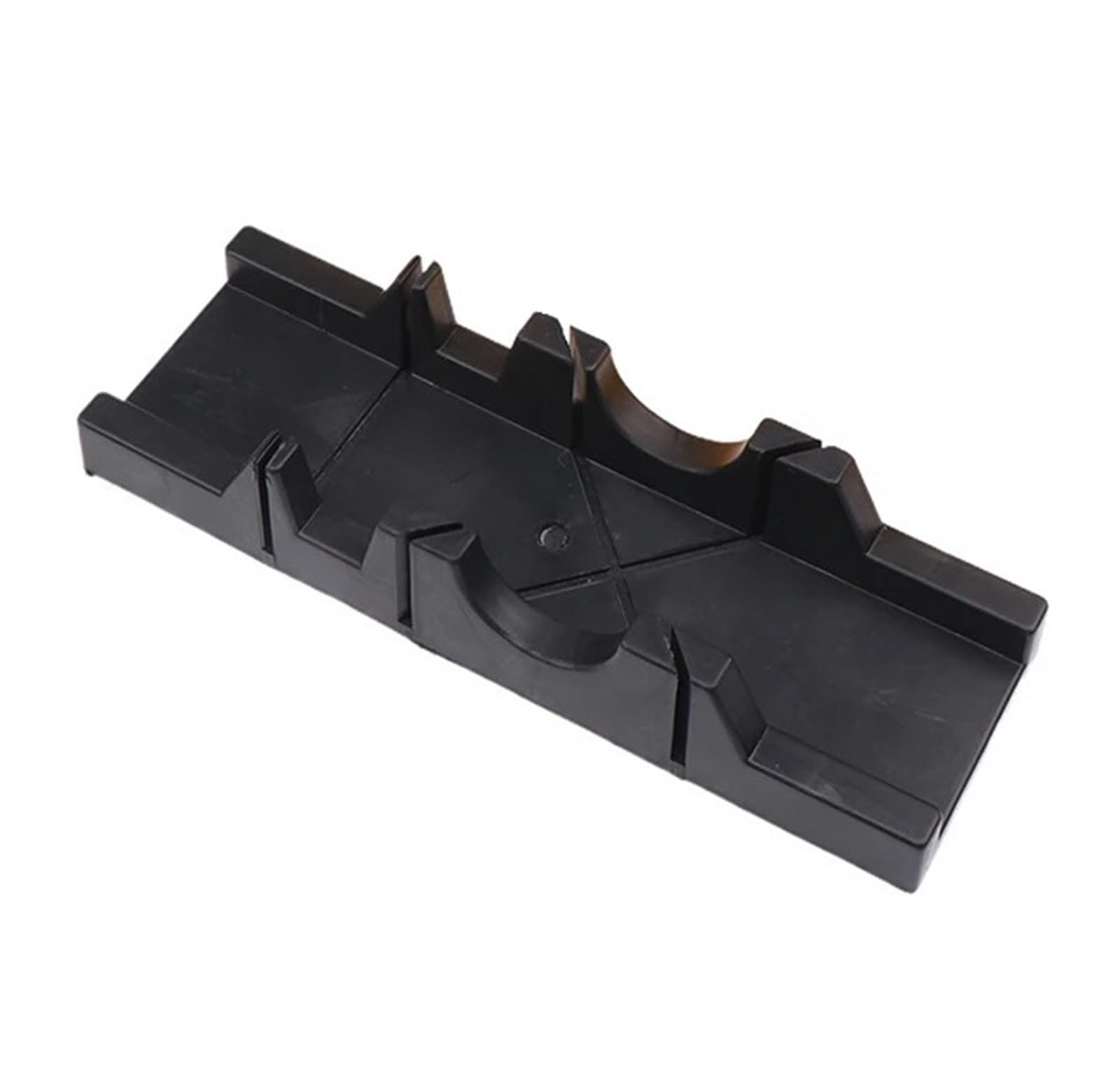 Dhyuacn Black Mitre Saw Box 1Pc 45/90 Degree Wood Cutting Clamping Miter Saw Box Woodworking Angle For Carpenter Gypsum Oblique Tool(Black)