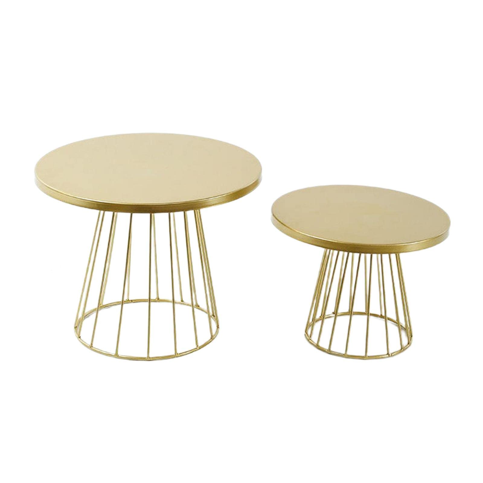 Soporte Redondo para Pasteles, Postres Y Confitería, Expositor de Mesa, 1 Bandeja de Servir, Hierro.