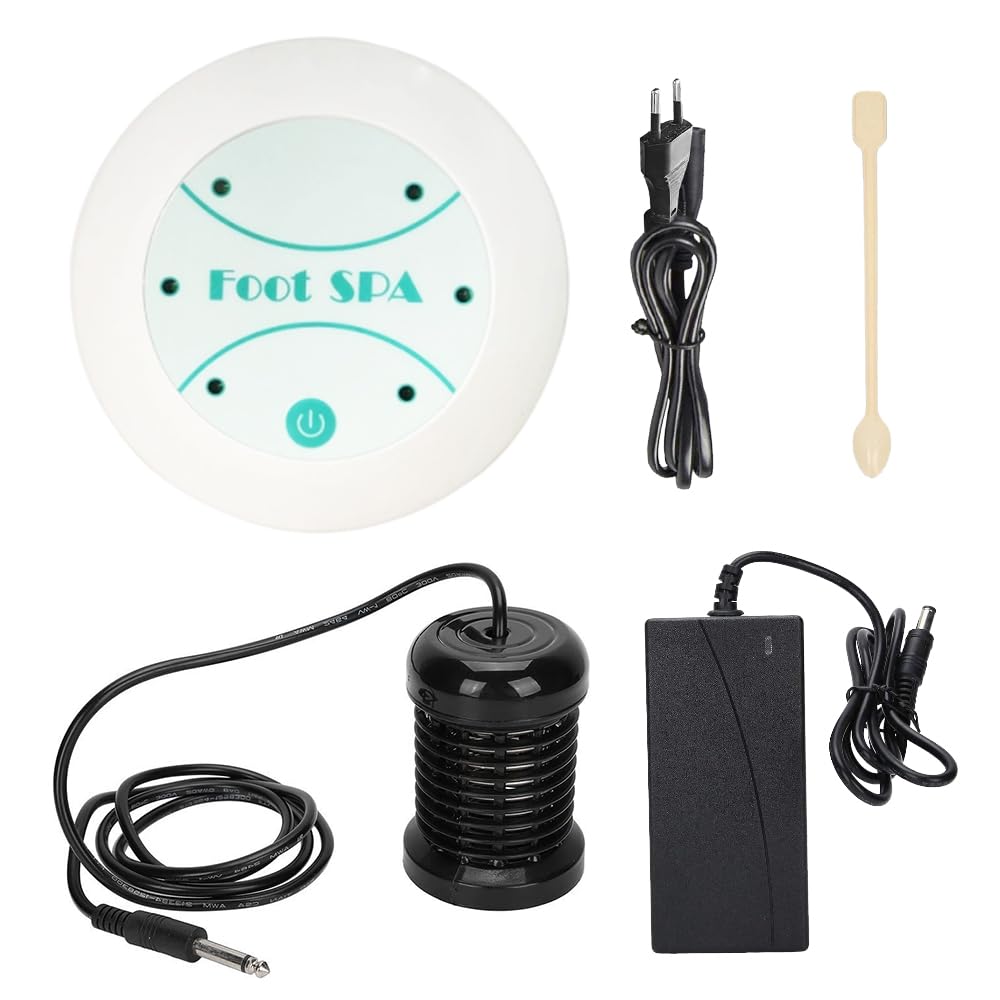 Baño de Pies Iónico, ADDLIVE Masajeador de Pies con Agua, Hidromasaje para Pies, Favorece la Circulación Sanguínea, Mejora la Calidad del Sueño y Alivia el Estrés(Sin Cuenca)