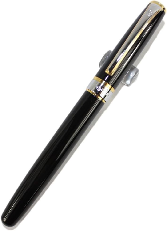 Gullor Classical Hero Fountain Pen M Nib Black with Push Tyle Ink Converter