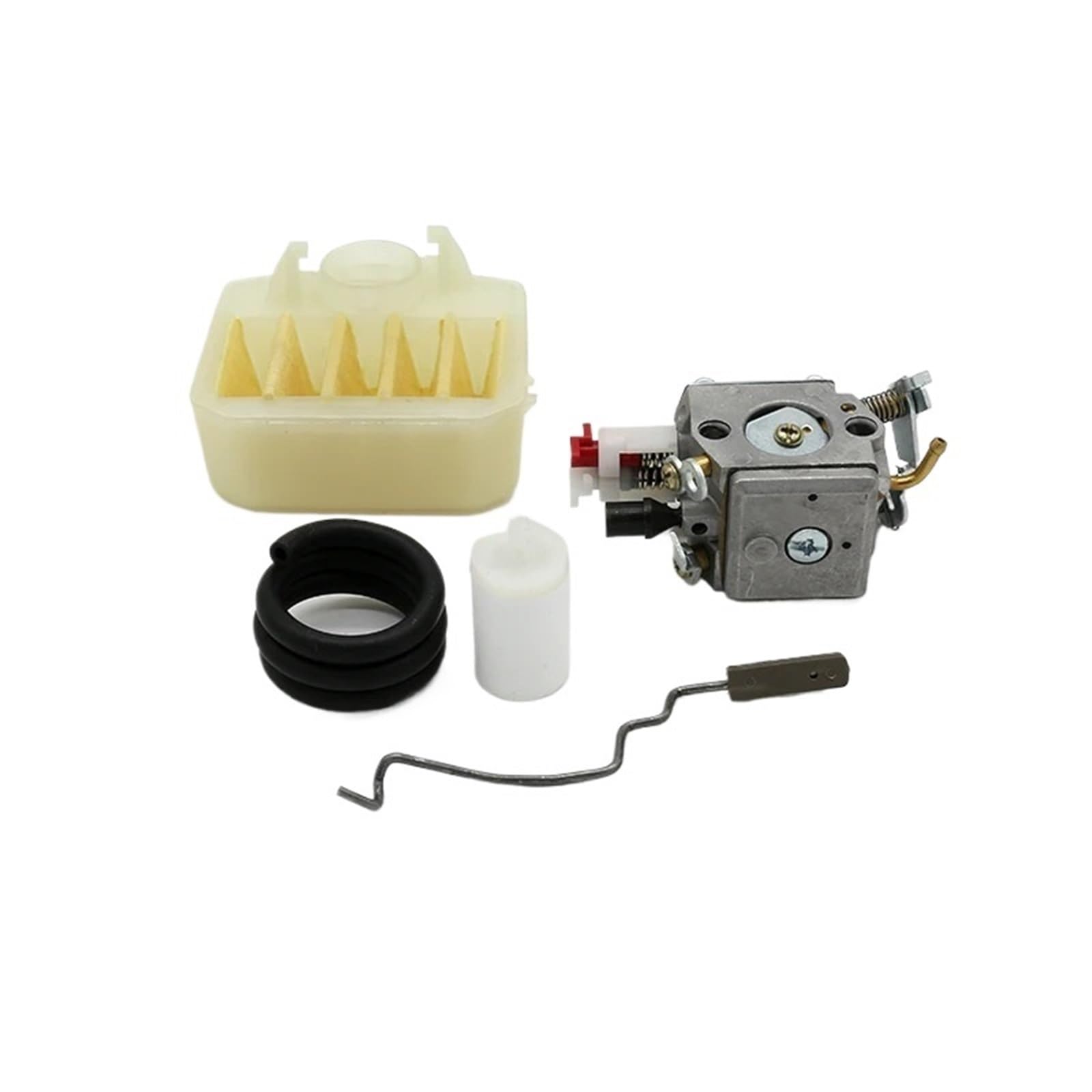 PEGGYLIN Juego de Varillas de Acelerador de Filtro de Aire de carburador Apto for Husqvarna 340 345 346 350 351 353 Piezas de Repuesto de Motor de Motosierra de Gas