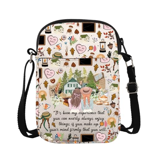 Sac à bandoulière Green Gables livre cadeau littéraire pour lecteur et club de lecture