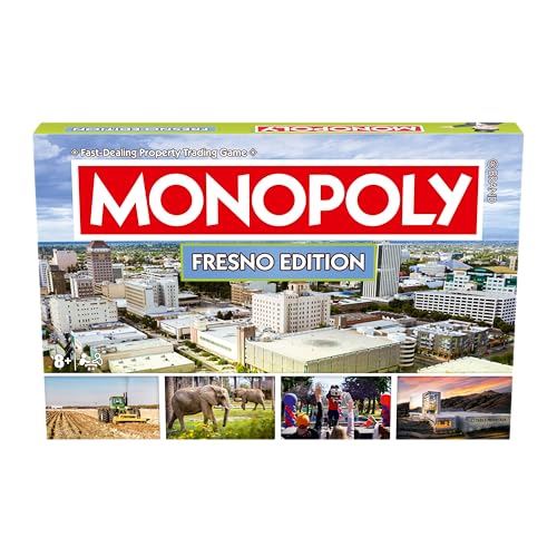 Monopoly Fresno CA Edición Juego de Mesa Familiar miniatura 2