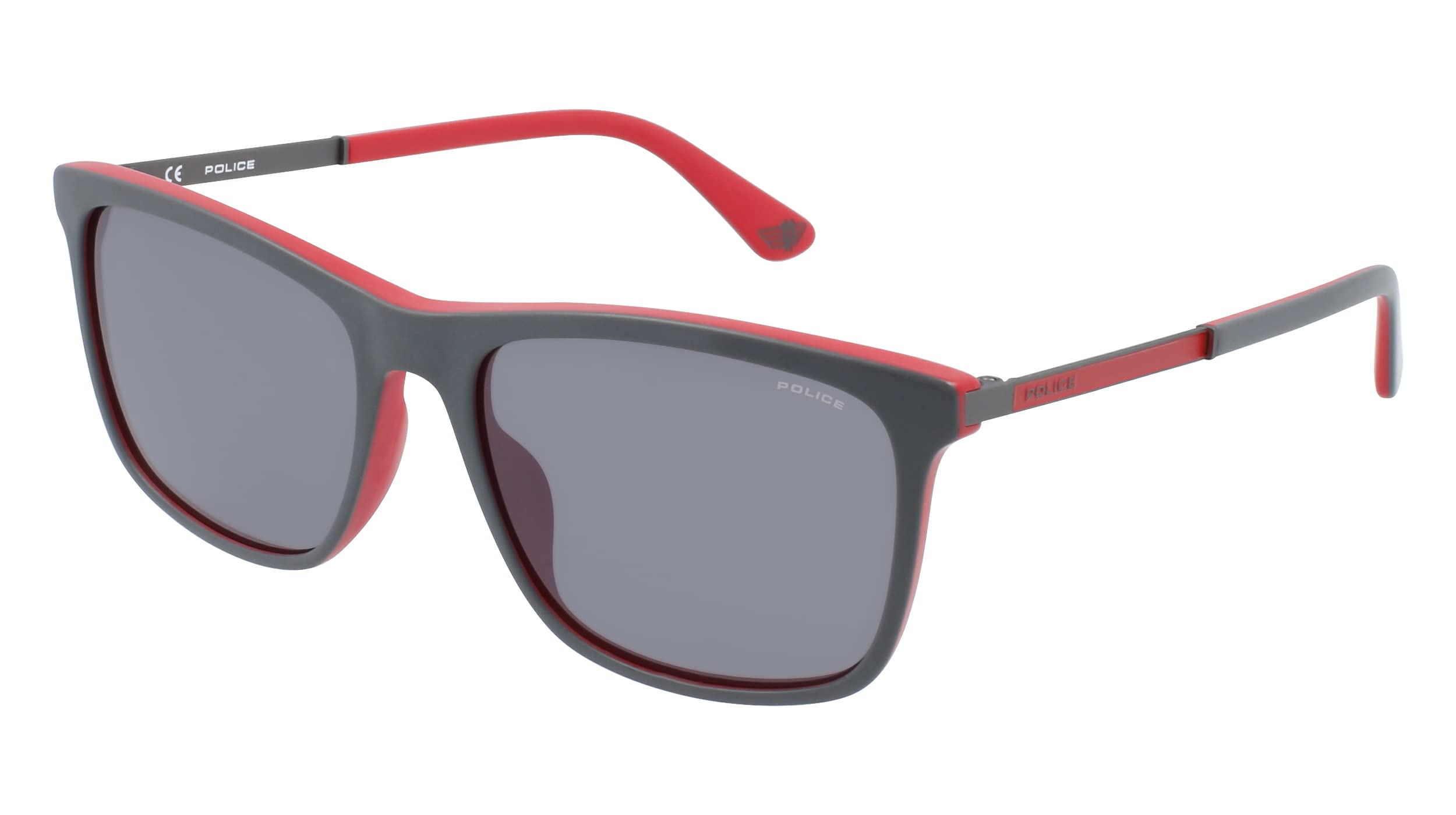 Police SPLA56 1BUX Sunglasses Unisex Acetate + Metal, Standard, 56