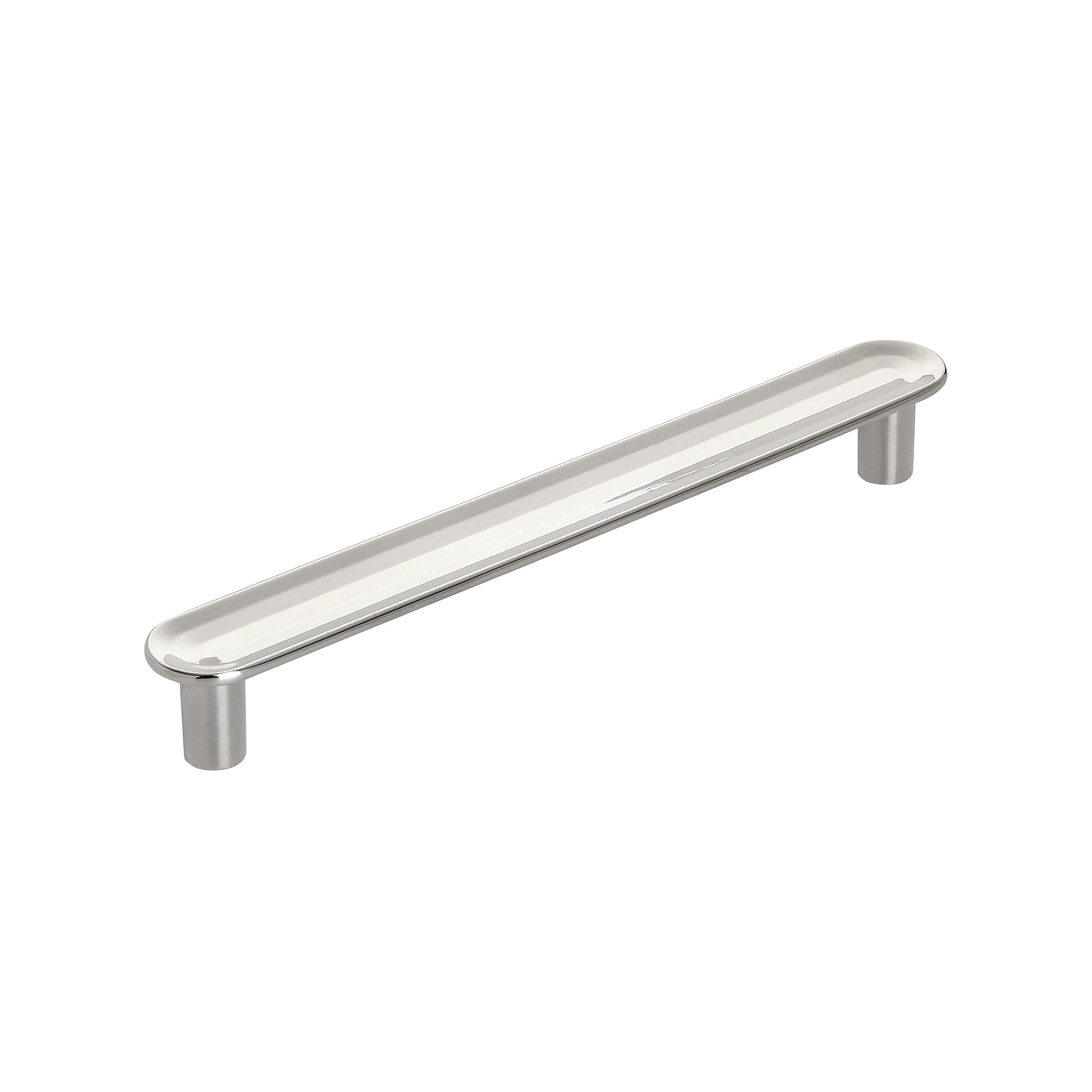 Amerock | Cabinet Pull | Polished Nickel | 5-1/16 inch (128 mm) Center to Center | Concentric | 1 Pack | Drawer Pull | Drawer Handle | Cabinet