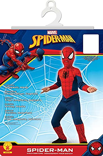 KULTFAKTOR GmbH Spiderman-kostuum voor kinderen, carnaval, rood-blauw 110/116 (5-6 jaar) - Image 3
