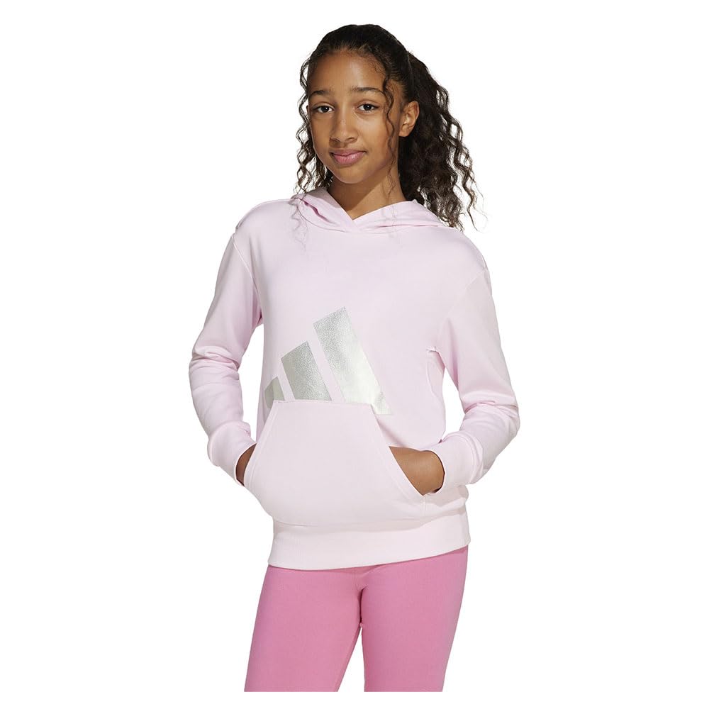 Adidas Seasonal Essentials Glam Cotton Hoodie Kids Sudaderas Niñas