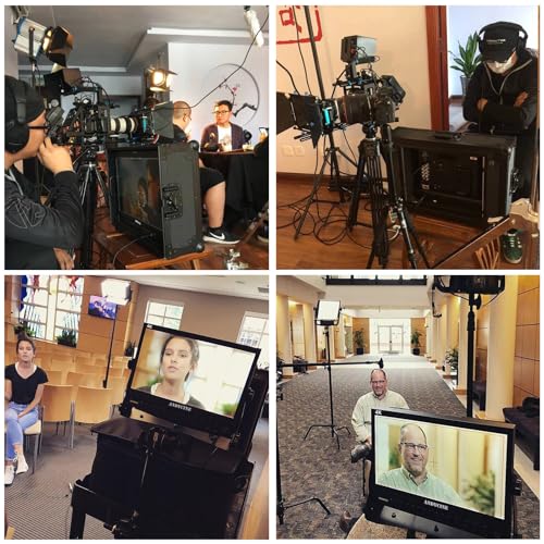 Image of ANDYCINE C173S 17.3 Inch 1920x1080 Resolution 4K HDMI 3G-SDI Input and Output Broadcast Production Monitor,Desktop Director's Monitor with YPbPr, Video