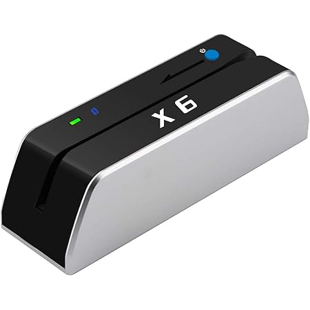 Amazon.com: Bluetooth X6BT VIP Card Reader Writer Encoder Card Swiper ...