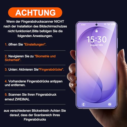 UniqueMe für Samsung Galaxy S26 Ultra für Panzerglas & Kameraschutz – Ansicht 5
