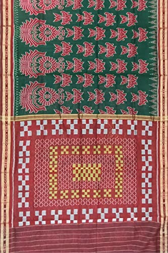 NUAPATANAPATA green sambalpuri silk saree – image 7