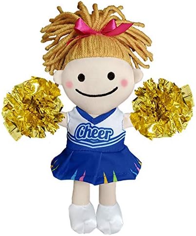 Amazon Co Jp Cd646 チアドール ティズちゃん 紺ユニフォーム ゴールド 服 ファッション小物