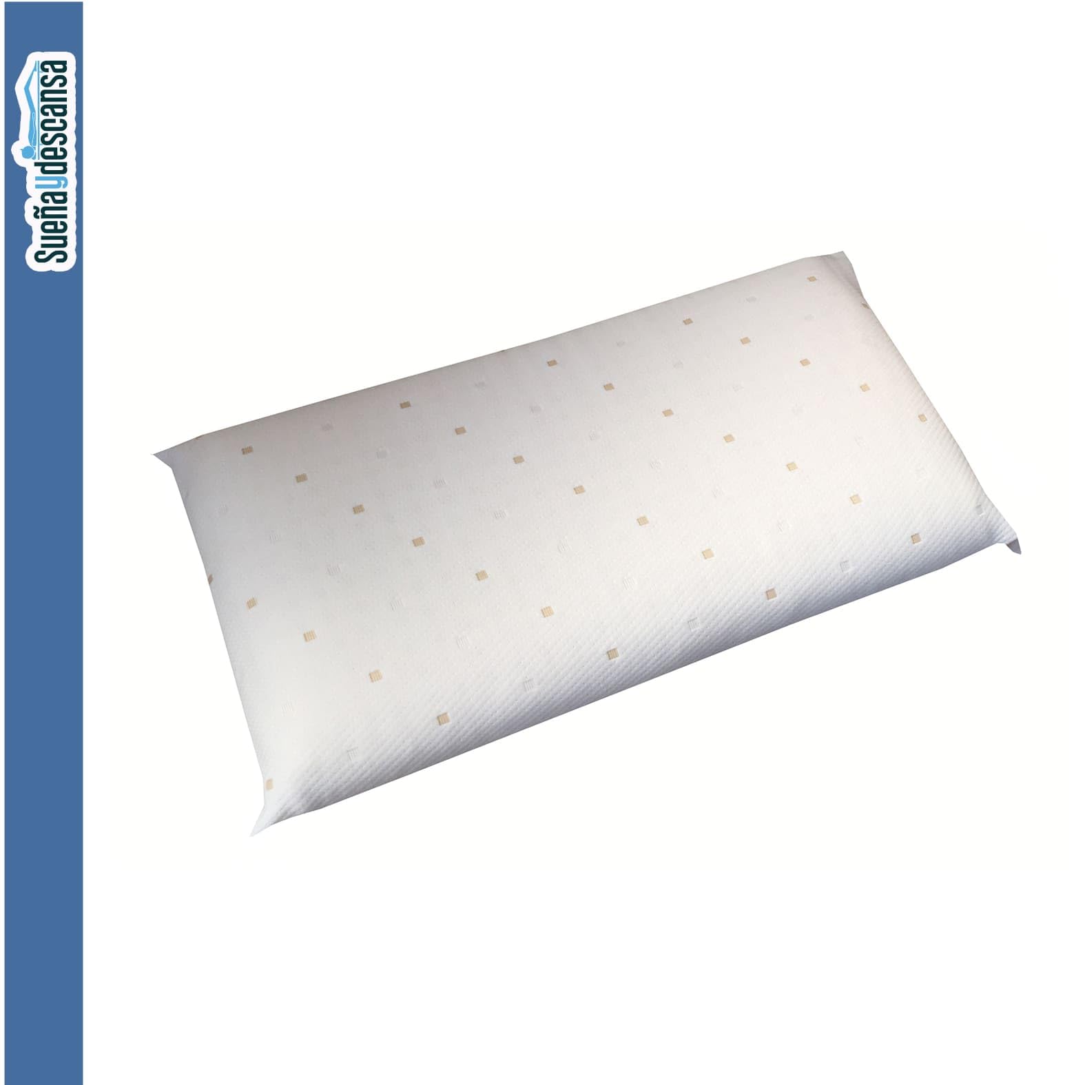 Almohada de Latex Perforada de Maximo Confort con Funda con Cremallera (150 cm)