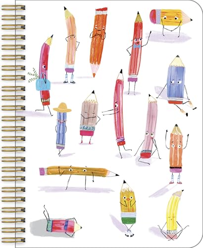 Cahier à spirale Legacy Crayons idéal pour le bureau et les cours
