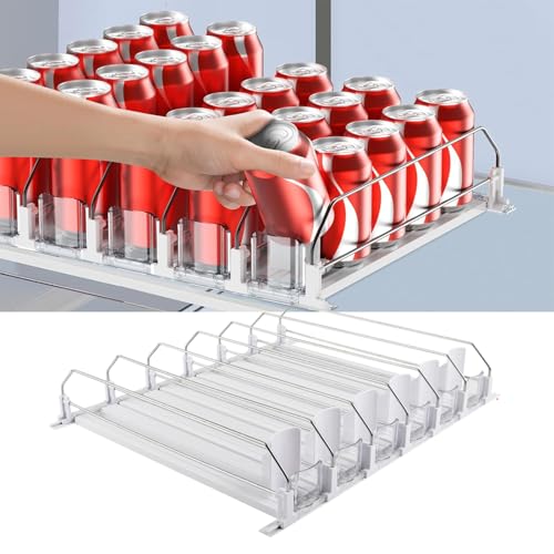 Cadre en métal en polystyrène ABS pour rangement et organisation de boissons de réfrigérateur - 5