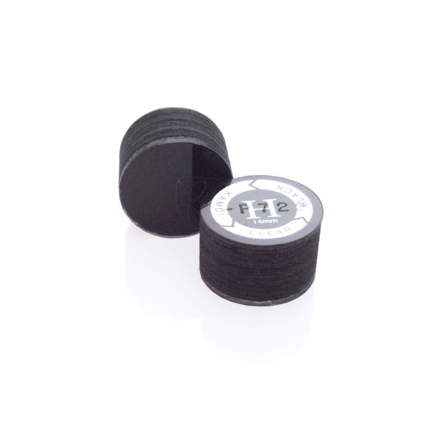 KAMUI Clear Black Klebeleder/Tips - hart / 14 mm