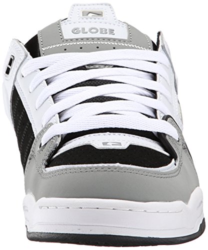 Image of Globe Mens Fusion Skate Shoes, Grey /White /Black, 13 M US