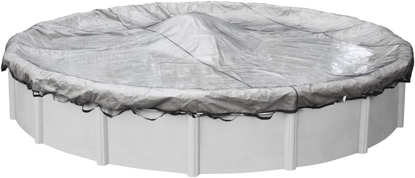 Robelle 2528 Heavy-Duty Leaf Net for Round Above Ground Swimming Pool Covers, 28-ft. Round Pool