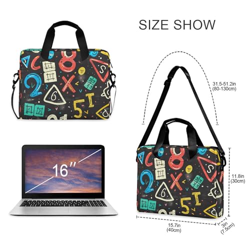 Funda para portátil ALAZA con símbolos matemáticos 13-15.6" miniatura 4