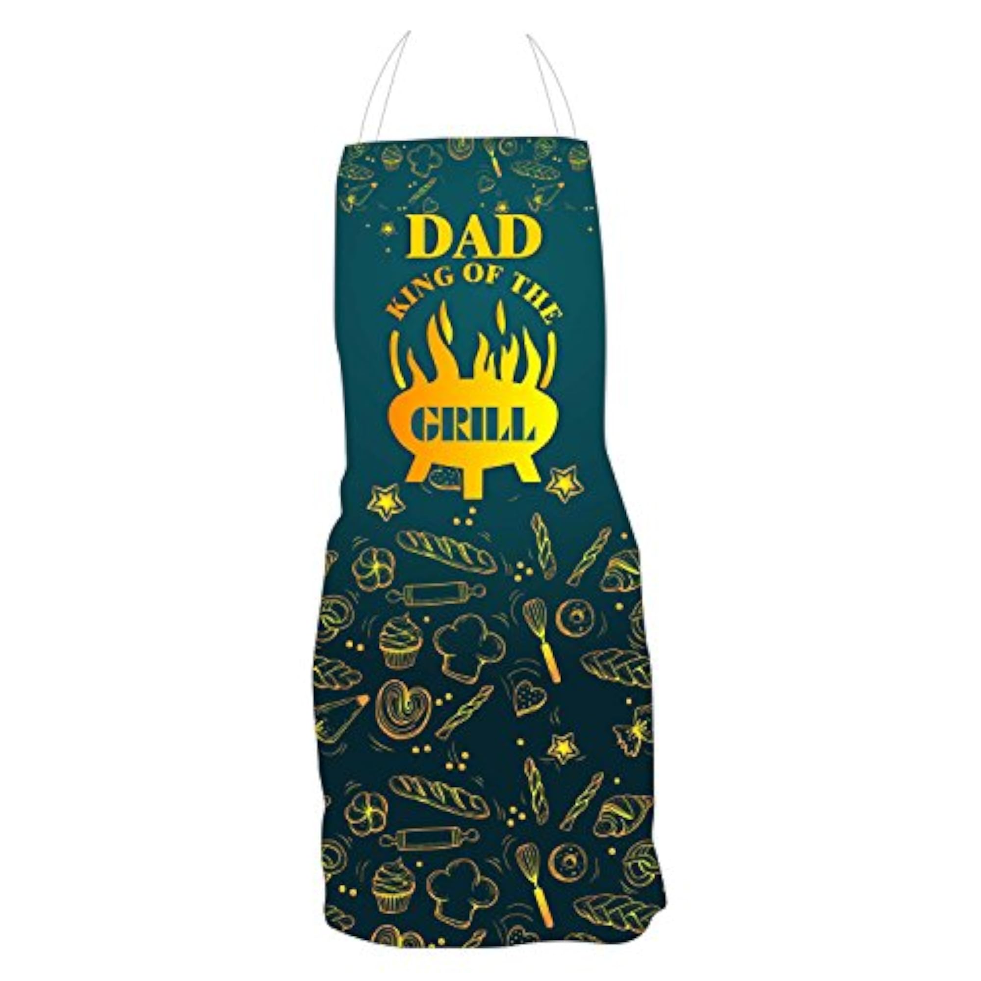 King of The Grill Apron for Father, Perfect Gift