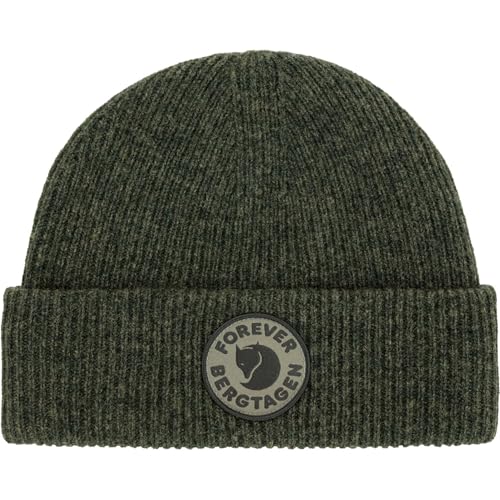 Fjällräven Unisex Bergtagen Forever Wool Mütze, Deep Forest, One Size