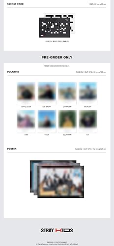 Miniatura 5 de Stray Kids - Go Live (GO) [Versión estándar+Tipo B] (1er álbum de longitud completa) [Pre-Order] CD+Photobook+Póster plegado+Beneficio de