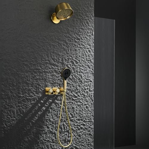 Ensemble de douche en acier inoxydable 304 MOCHAMIK avec mitigeur cuivre haut de gamme