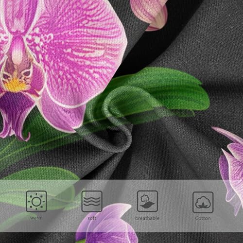 Cotton Girls Underwear Toddlers Phalaenopsis Black Panties for Girl Designer Kids Undies Briefs 2t3