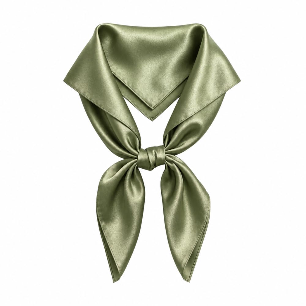 Bonjoy 'Ashley' Hair & Head Scarf for Women & Girls | Premium Satin Hair Cover, Neckerchief, Head Wrap, Bandana | Ultra-Soft, Shiny, Long-Lasting, Antistatic Style Accessory | Luxurious Styling Gift-image-25