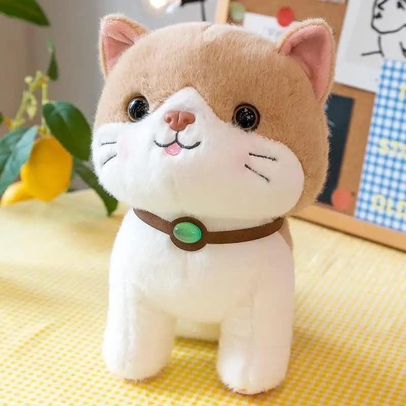 Tinytotem Cat Soft Toy Adorable Kitten Animal Stuffed Toys Plushie Plush for Kids Girls Baby Toddlers Gift 25cm