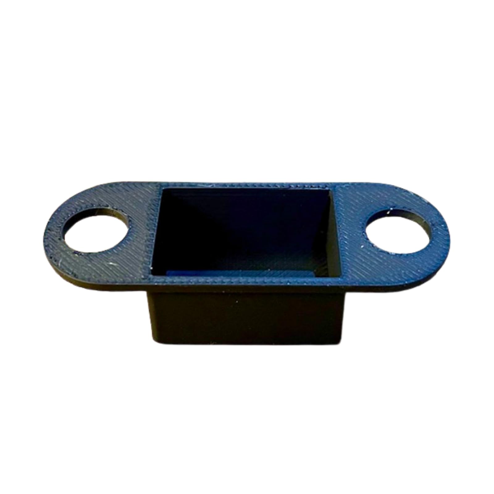 10x Pack Door Frame Strike Plate Dust Boxes, Black Plastic, Professional Quality, Easy Fit, Durable
