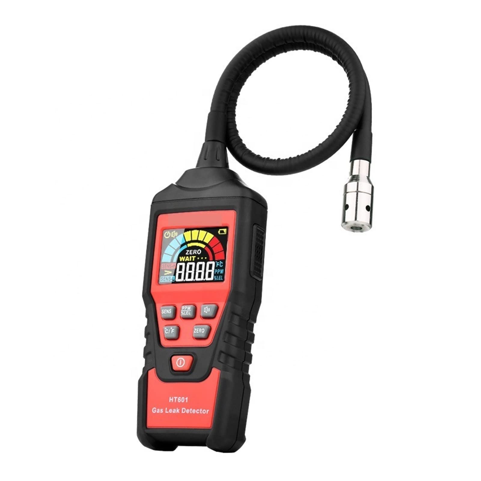 Llawqsm One Color Gas Detector, Combustible Gas Detector, Household Natural Leak, Methane Concentration Alarm