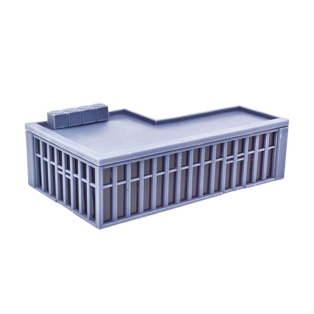 Outland Models Modern Commercial Box Building L-Shape Stackable 1:160 N Gauge