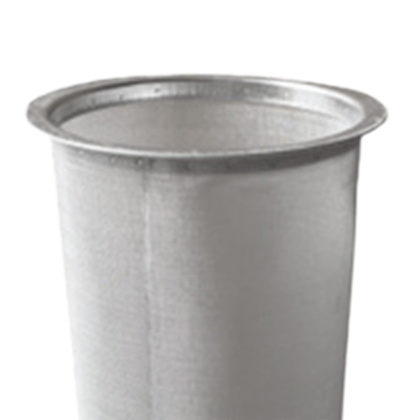 Filtro de Café Frío Té Cafetera Colador Acero Inoxidable Malla Fina Fácil Limpieza Uso Reutilizable Adecuado para Bebidas Frías, 10,5 cm x 22 cm
