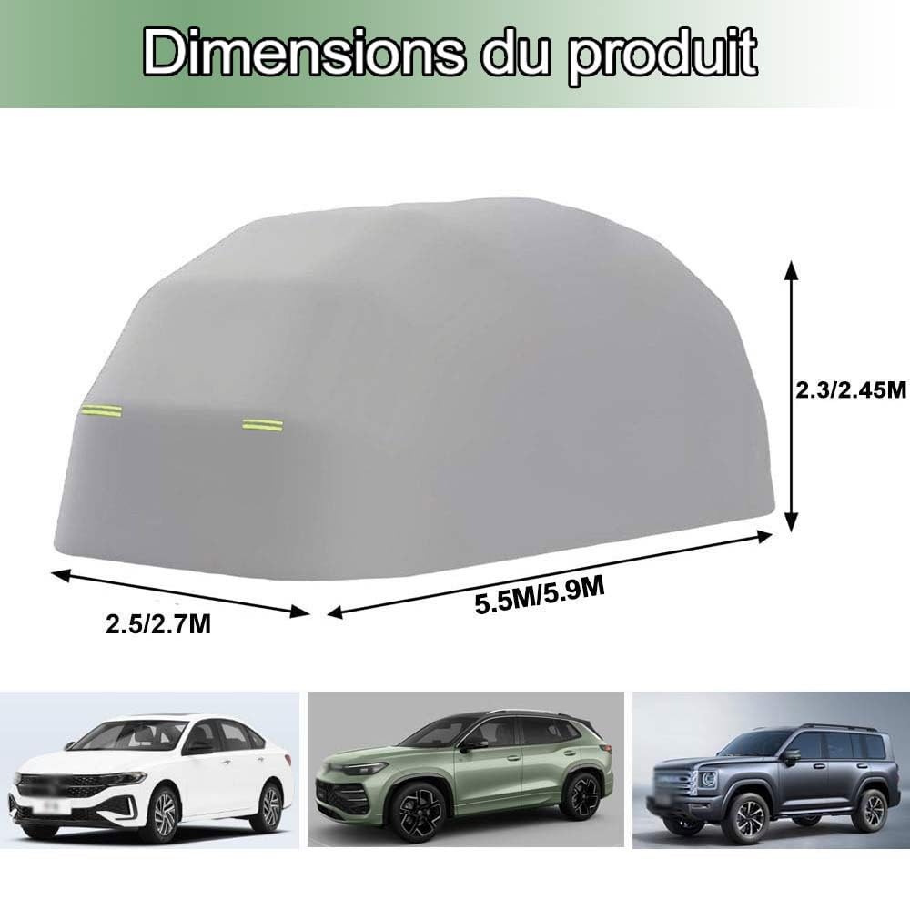 Abri De Voiture en Acier Inoxydable, Pliant Auvents Rétractable Robuste Abri De Voiture, AB ri Robuste Et Durable, AB ri De V oiture Toutes Saisons pour Parking, Cour