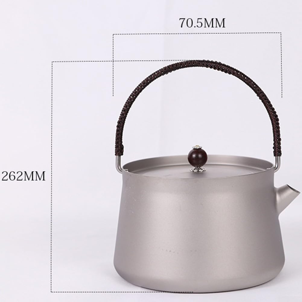 Bouilloire pour titane Grade 1 800ml Nickel Ni Rouille Bouilloire