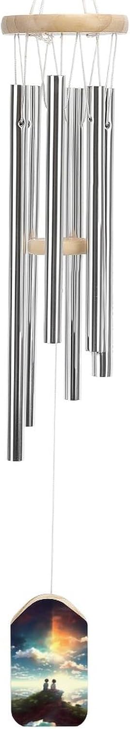 Anime Sky Wind Chime (20.5') Large Metal Deep Tone Windchime Outside Memorial Windchimes Sympathy Wind Chimes for Outside Patio Home Or Garden Decor