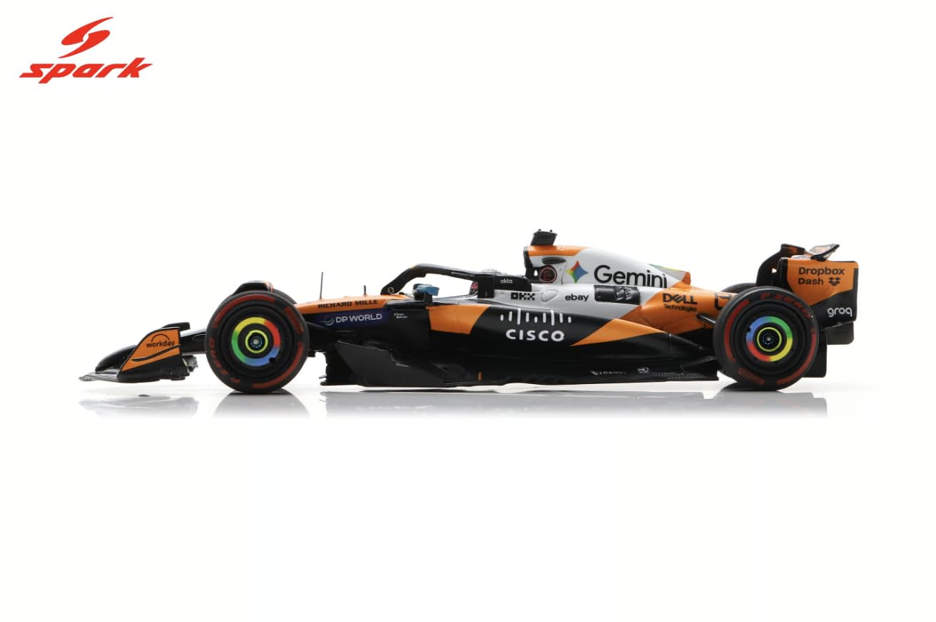 Spark McLaren F1 Oscar Piastri 2025 USA GP modellino in scala 1:43