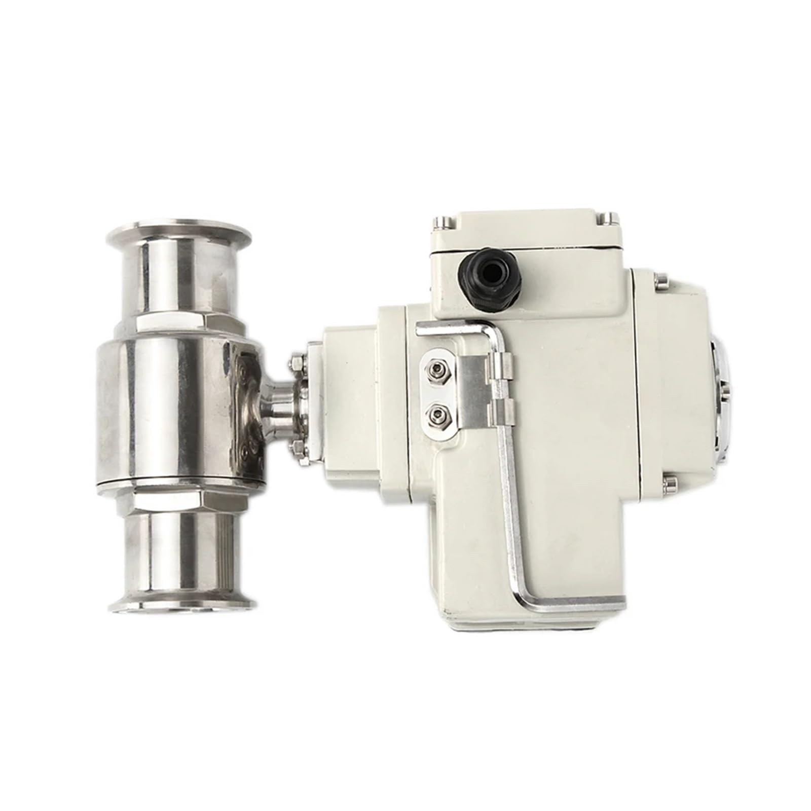 HKYPCOKVK 32 mm 2 Way Motorized Ball Valve Q911F-16P Tri Clamp Ferrule Type Electric(220VAC)