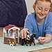SCHLEICH Horse Club | Pferdebox mit Tori & Princess 42437 | Set inkl. Stall, bewegliche Mädchenfigur, Pferd, Hund, Zaun & Accessoires | Pferde Spielzeug für Mädchen & Jungen ab 5 Jahren | 26 Teile
