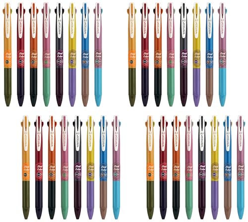 Bolígrafos gel retráctiles WRITECH multicolor 0.5 mm x32