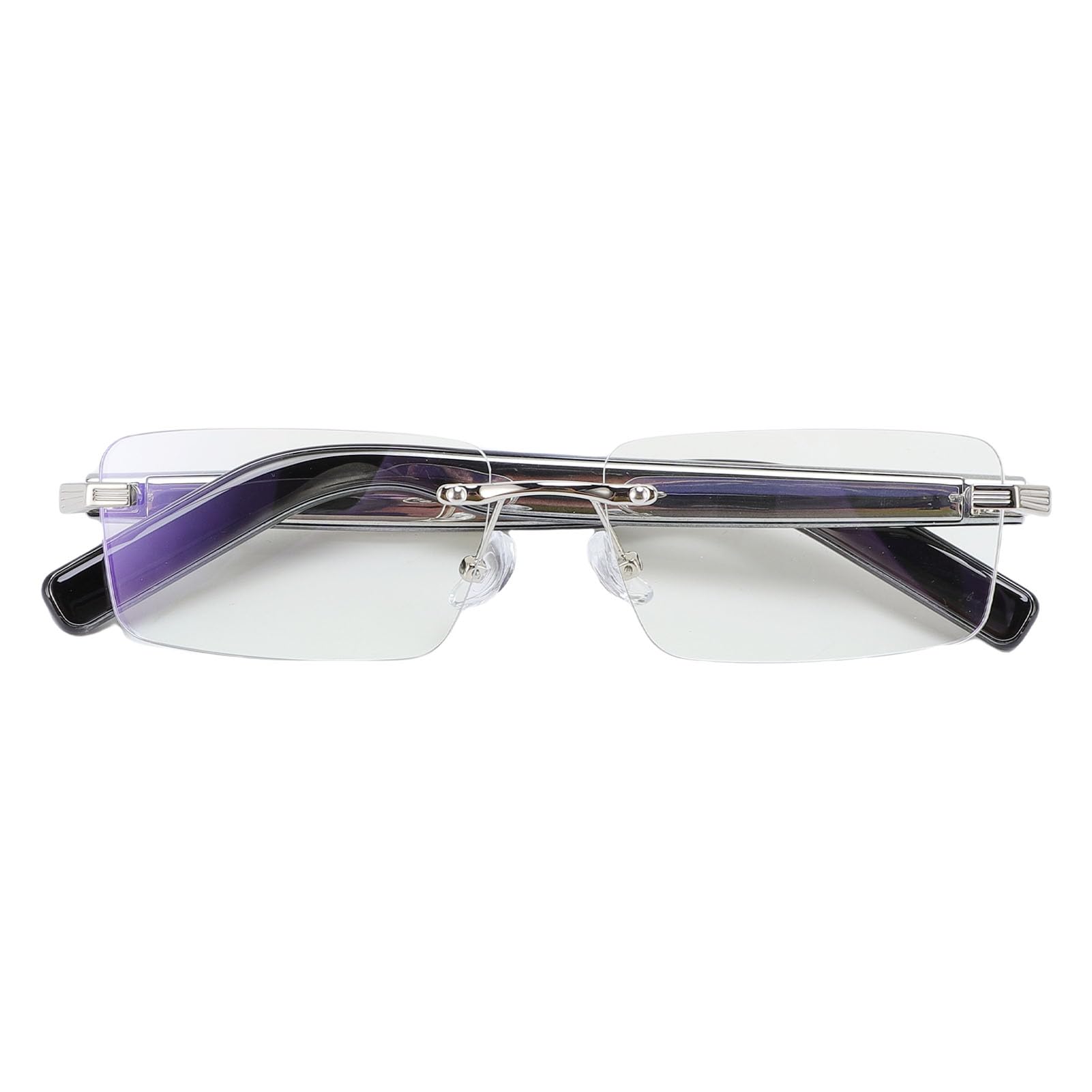 Gafas de Traducción Inteligentes de IA, Evita la Traducción de Laptop de Gafas Inteligentes de Luz Polarizada Azul con Micrófono para Uso Diario (Degradado de Color)