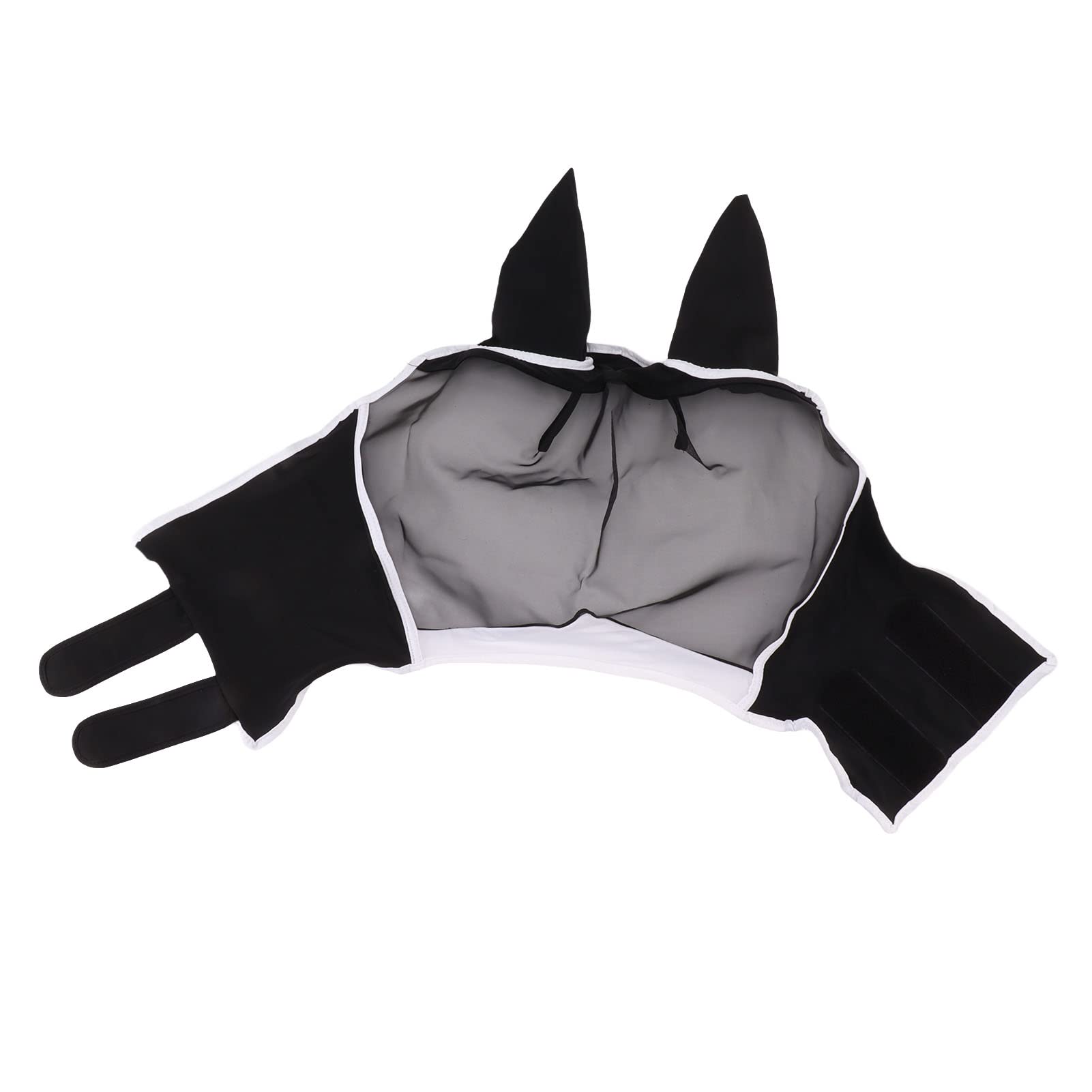 Argile Cheval KAYEF Masque Anti-Mouche Cheval Avec Oreilles - Maille Respirante, Protection UV, Confortable Et Ajustable Masque Cheval Anti Mouche