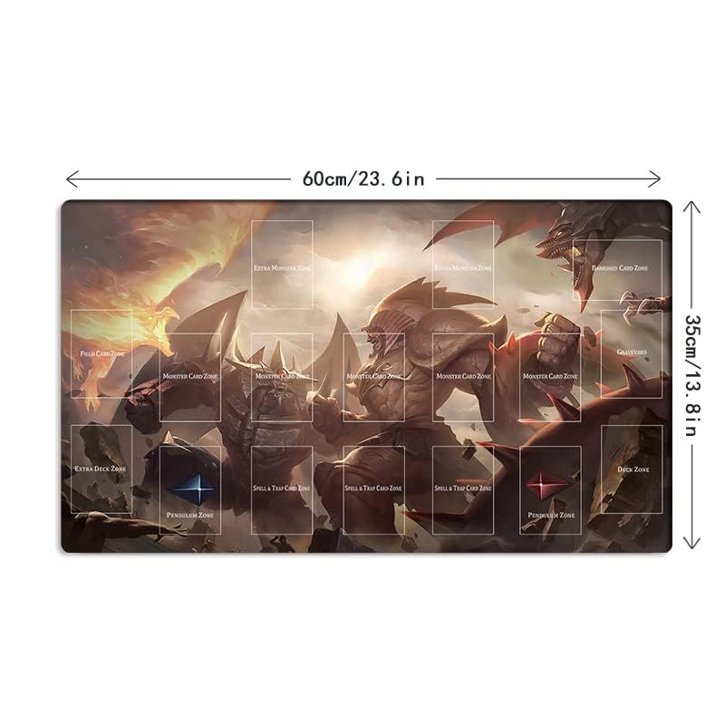 Amazon.com: Mlikemat New Playmat Exodia VS 3 Gods TCG CCG Trading