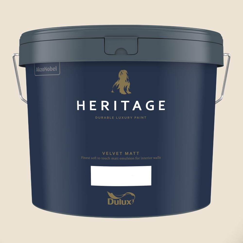 Paint Stop Mixed Colour Dulux Trade Heritage Matt Candle Cream 10L