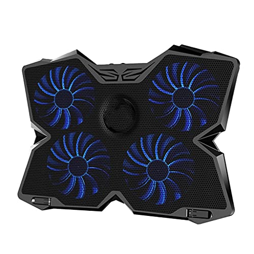 Base refrigerante notebook con 4 ventiladores ajustables miniatura 1