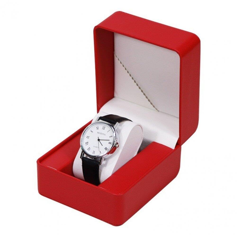 WisePoint 3 Slot Scatola Orologi, PU Custodia Orologio In Pelle